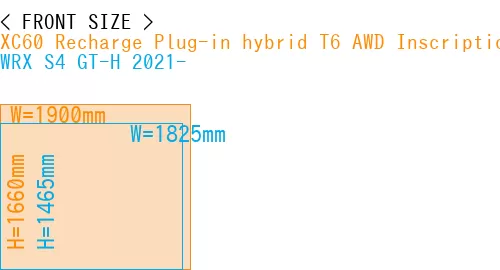 #XC60 Recharge Plug-in hybrid T6 AWD Inscription 2022- + WRX S4 GT-H 2021-